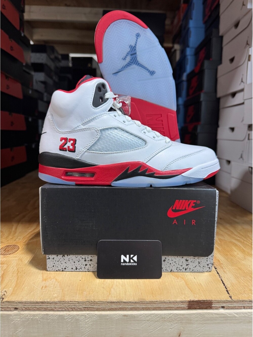 Air Jordan 5 Retro 'Fire Red' 2025 HQ7978-101 BRAND NEW MENS SIZE 13